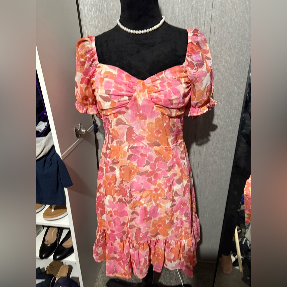 Floral Pink Dress